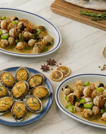 Butterโs Best Friends Set ๐ง Abalone + Scallops