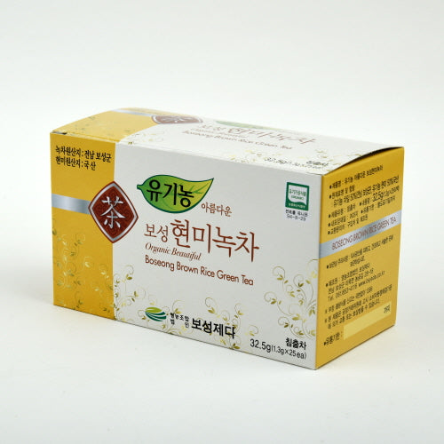(Organic) Beautiful Boseong Brown Rice Green Tea (25 Tea Bags)