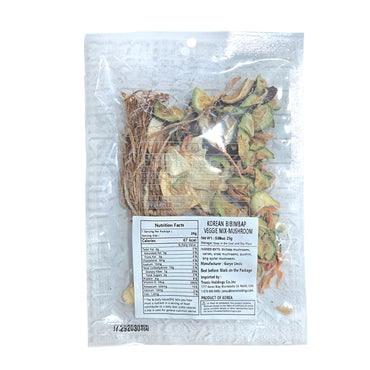 Korean Mushroom Bibimbap Veggie Mix (25g)