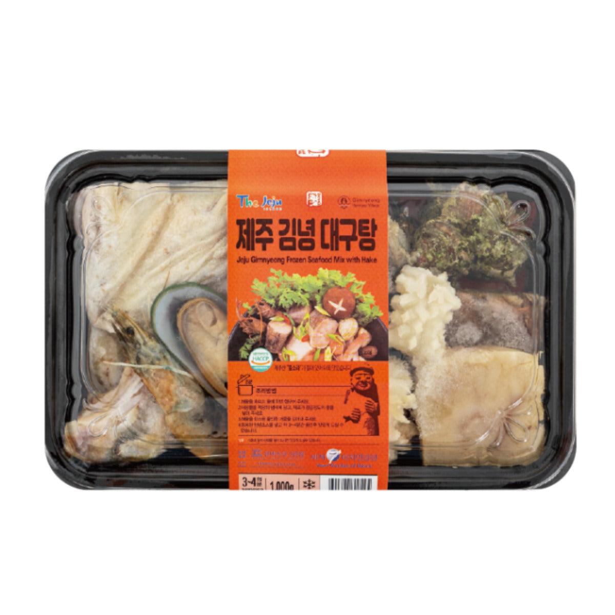 Jeju Gimnyeong Frozen Seafood Mix with Hake 1Kg