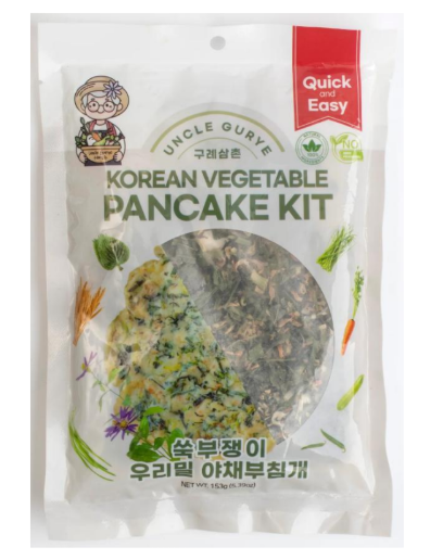 Mugwort Aster Korean Wheat Vegetable Pancake Kit (153g)