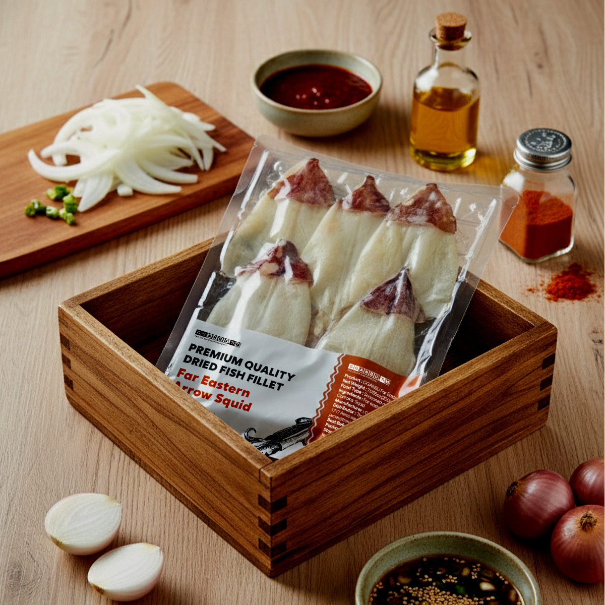 Premium Dried Far Eastern Arrow Squid (200g)