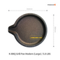 <Free Shipping> K-BBQ Grill Pan (Round, Large Size)
