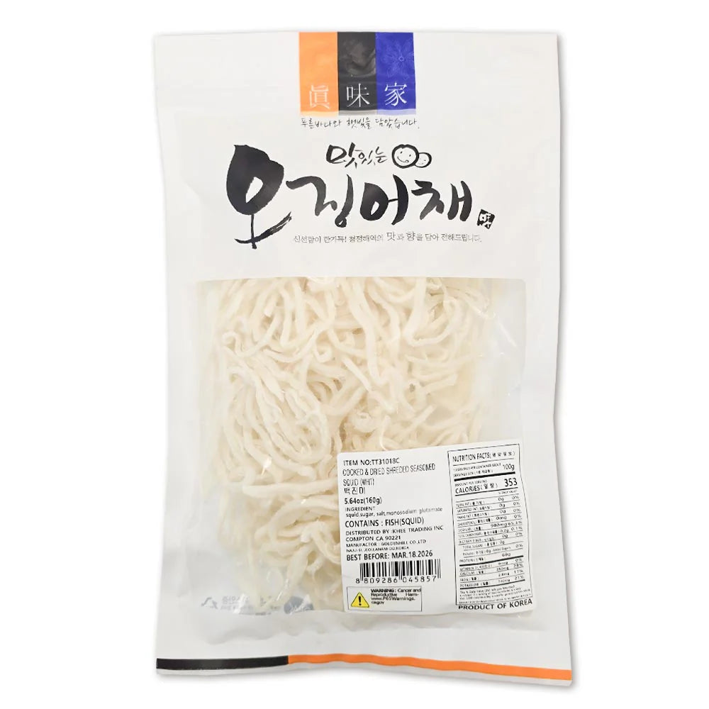 金山 鱿鱼丝（白真味）(160g)