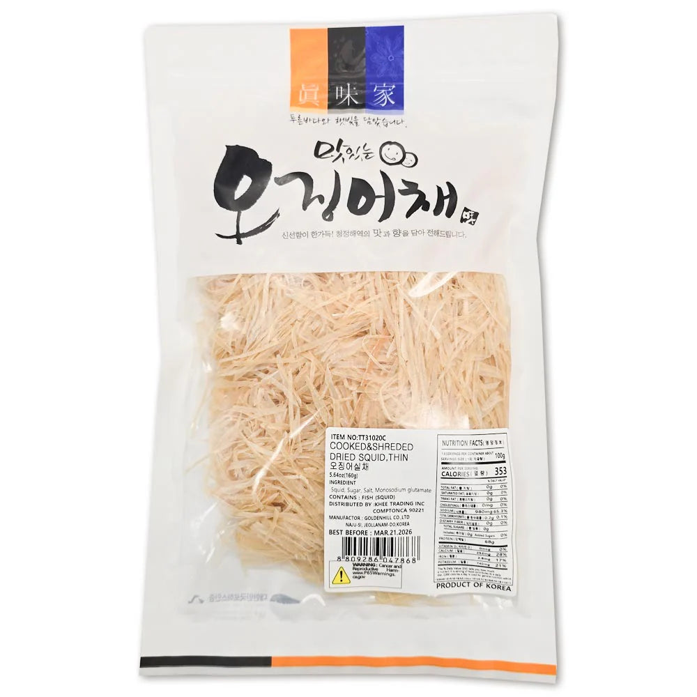 Fine Shredded Dried Squid (160g)