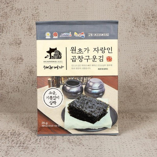 Haecho Myeongga Premium Thick-Cut Roasted Laver (20g)