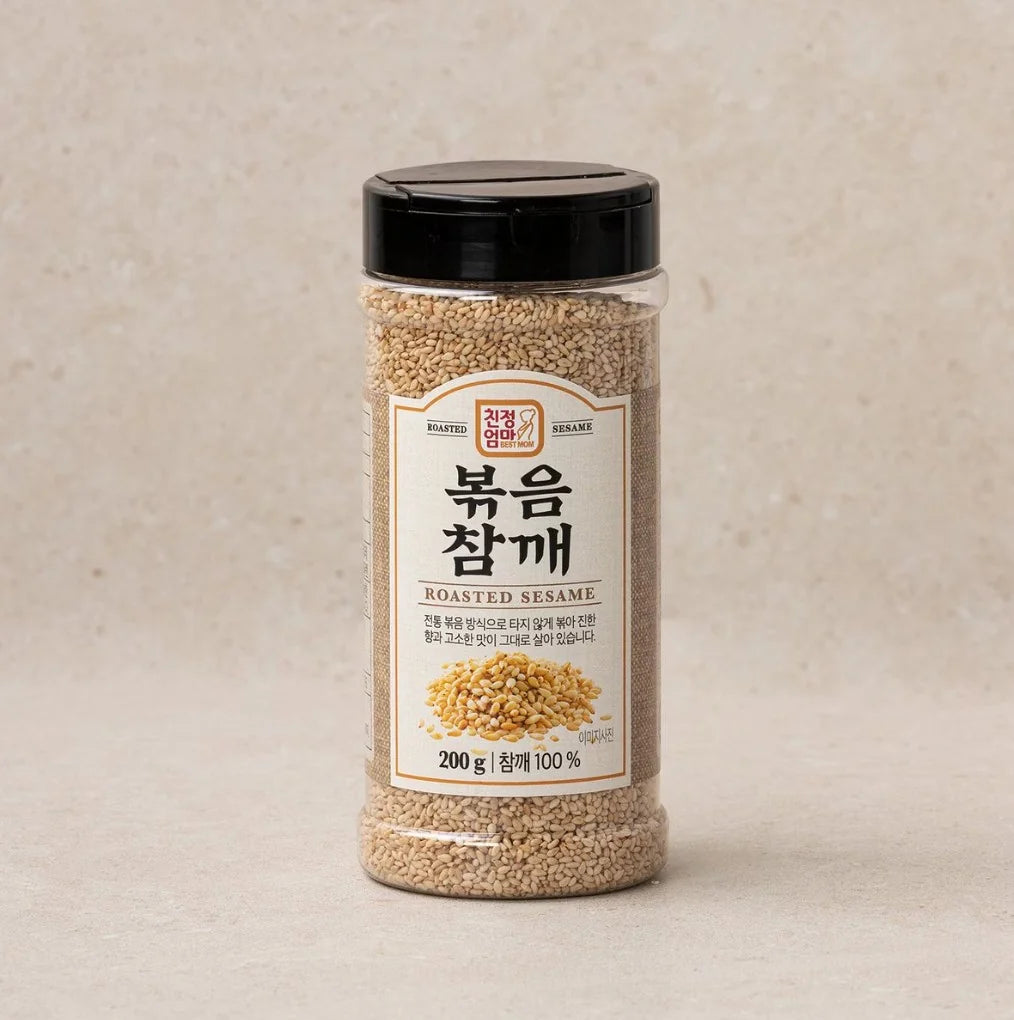 [Hansaeng] Mom’s Roasted Sesame Seeds (200g, 7.05 oz)