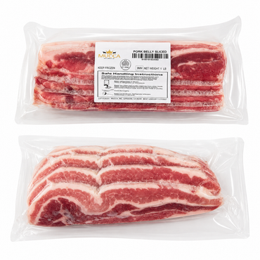 精品五花肉片 9毫米 (1磅)