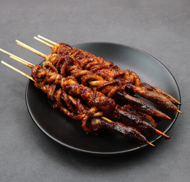 Grilled Baby Octopus Skewers (Korean Horong Nakji)