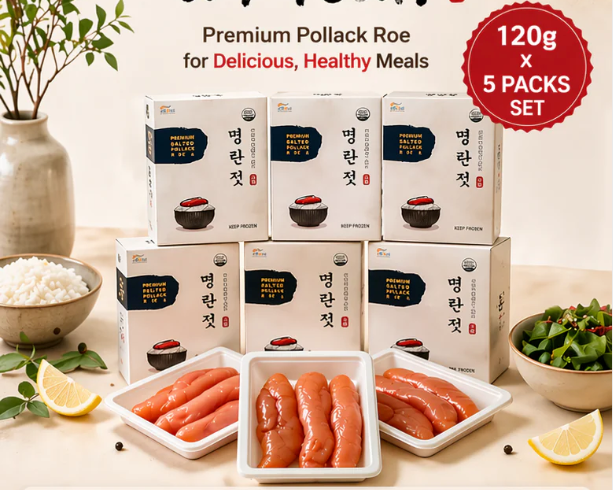 A Full Meal with Pollack Roe Set [ x 5 packs ]