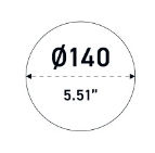 [Paper Food Container]Diameter 140mm - 700ml, 23oz / 850ml, 28oz