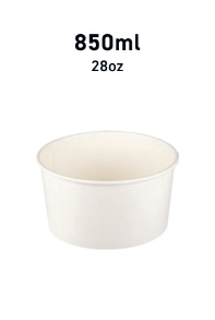 [Paper Food Container]Diameter 140mm - 700ml, 23oz / 850ml, 28oz