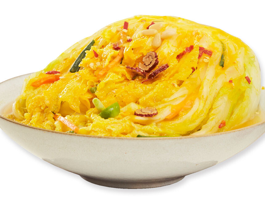 [Pyeongchang Kkotsuni] Napa Cabbage Kimchi with Pumpkin & Mustard (3kg, 6.61lb)