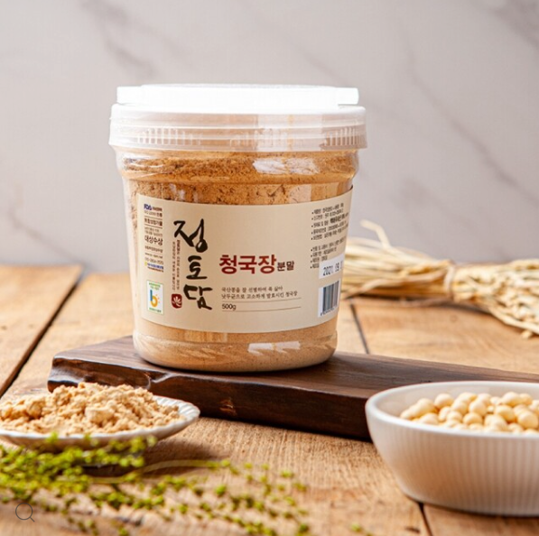 [Jeongtodam] 韩国发酵大豆粉（清麴酱 Cheonggukjang）（500g，17.64 oz）