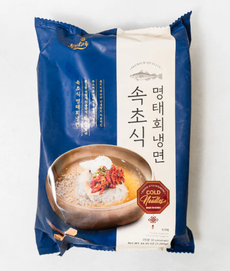 Cold Noodle with Broth & Seasoned Pollock (2 Servings, 44.45oz)