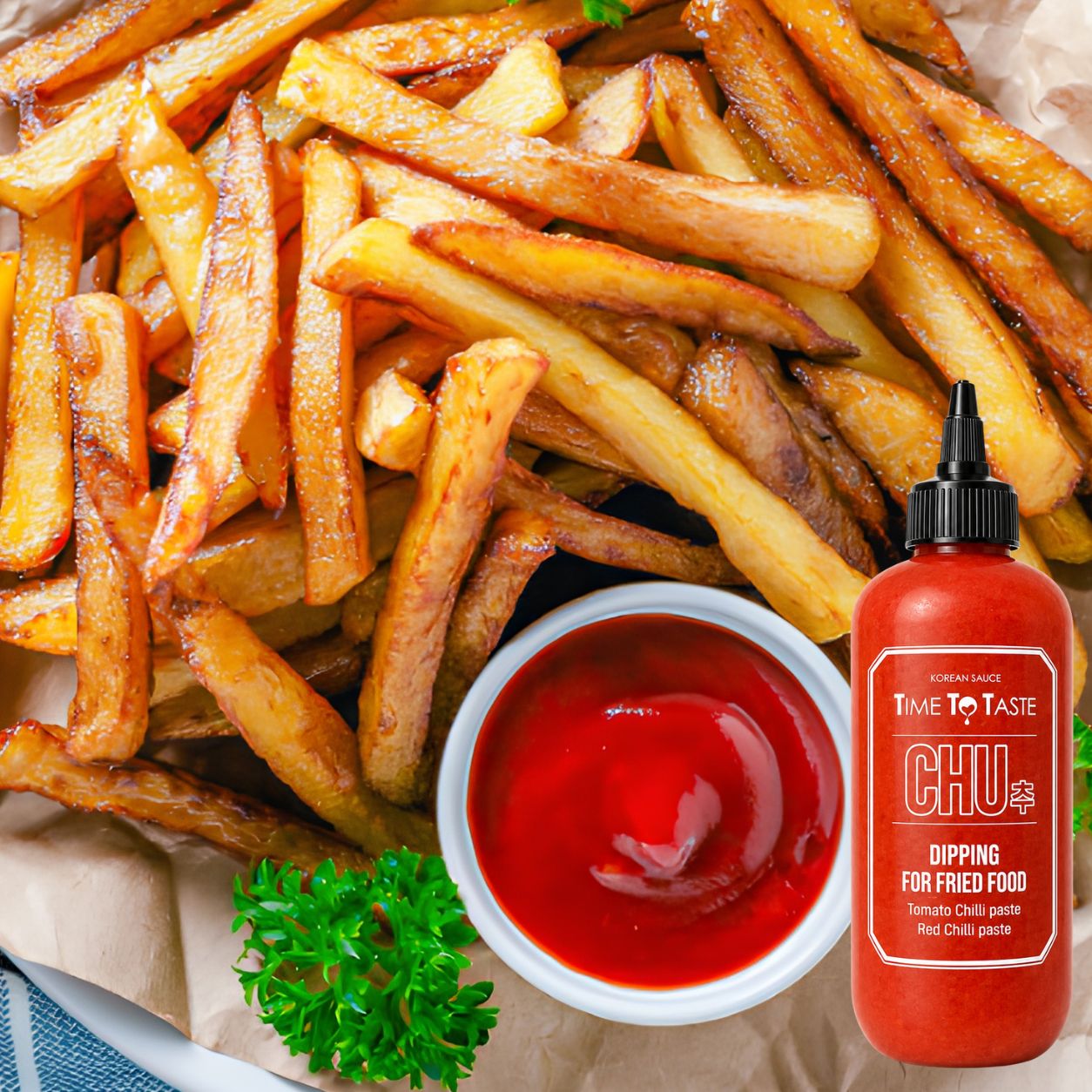 [TTT] CHU (Gochujang Tomato Chilli Dipping Sauce, 300g, 10.58oz)