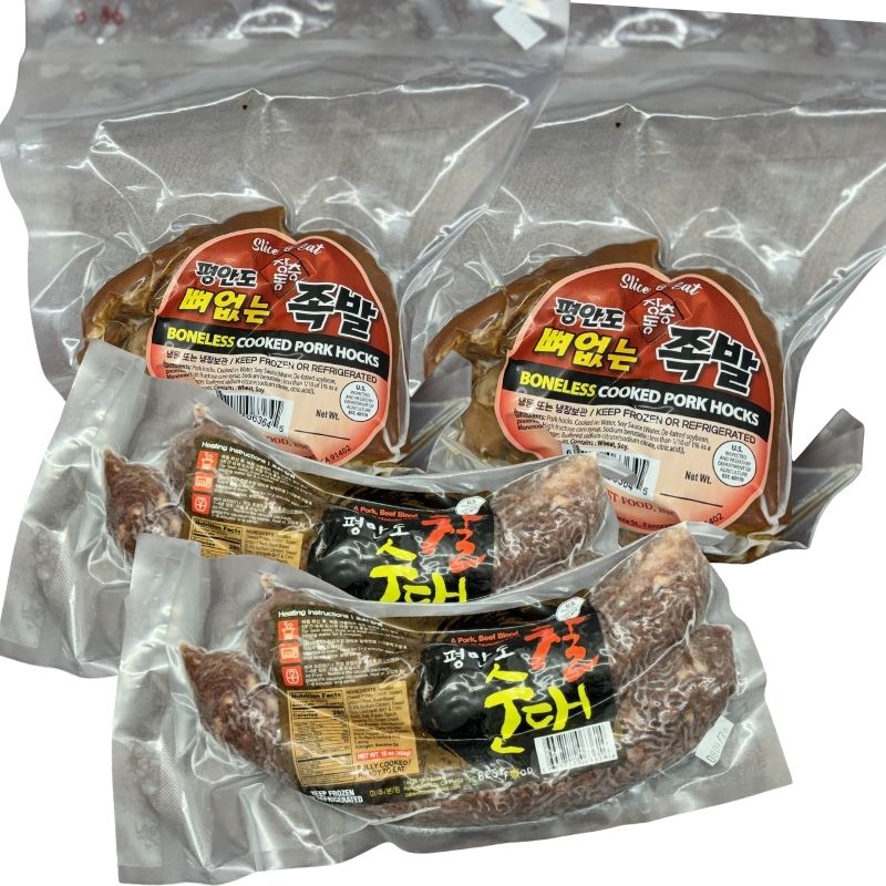 Pyeongando Feast Set  ( Jokbal +Sundae ) 🍖