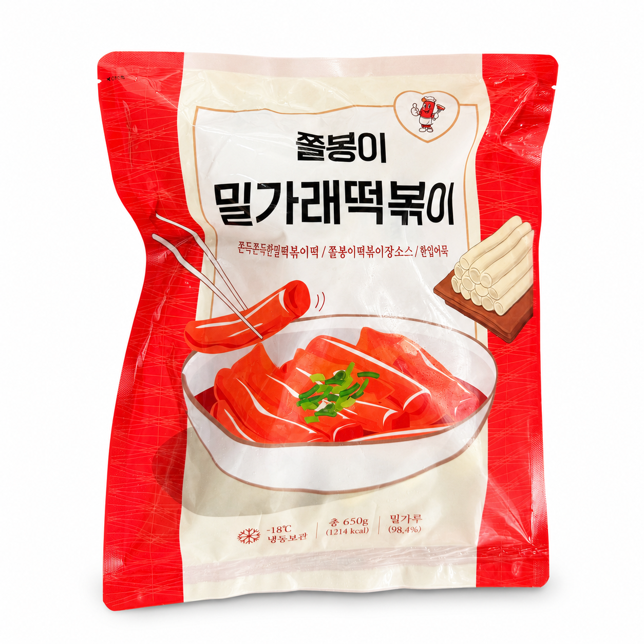 [한양식품] 쫄봉이 밀가래 떡볶이 (650g)