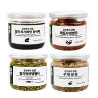 [In-bok Kim's Gwangpyeong] Korean Side Dish 4-Pack Set