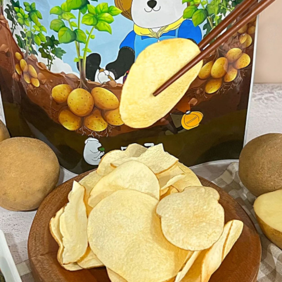 [나물캐는곰] 감자부각 (130g)