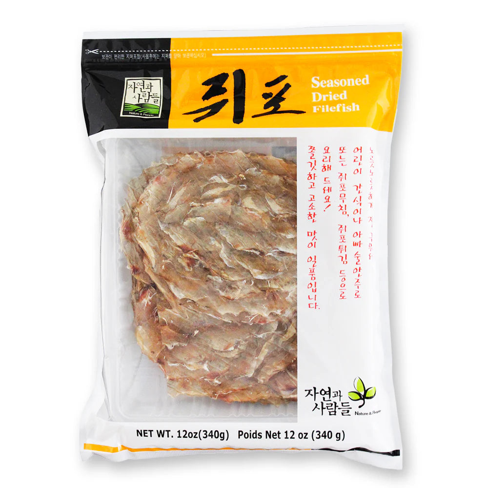 自然与人们 烤鱼片 340g