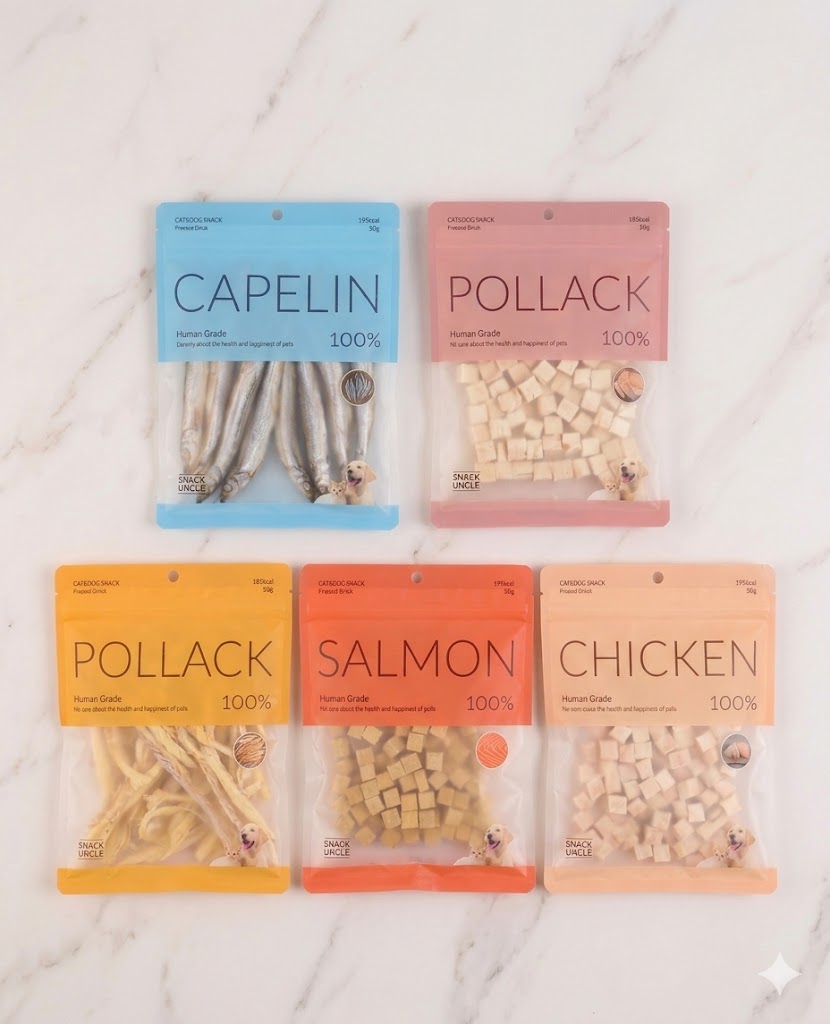 [Snack Uncle] Happy Dog Variety Treat Set (5 flavors) 🐶