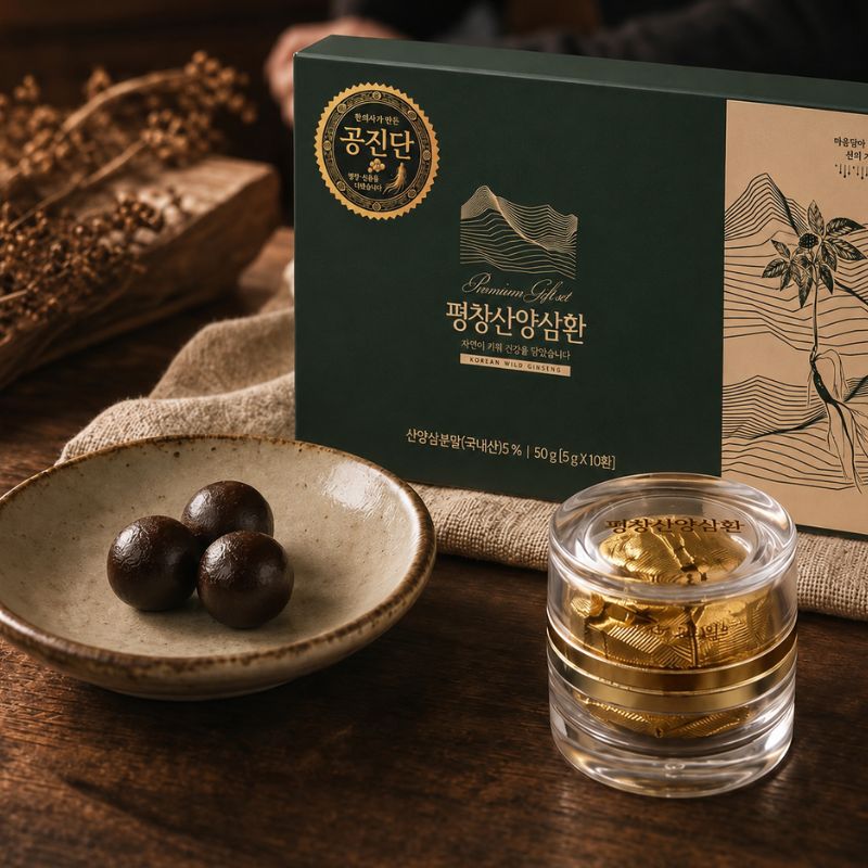 평창 공진단 산양삼환 (대환사이즈, 10P, 50g)