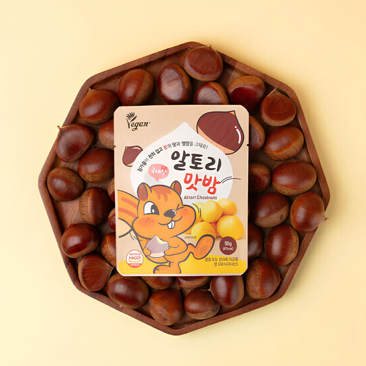 [Hadong] Altori Roasted Chestnuts (50g, 1.76 oz × 10 Packs)