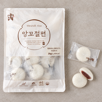 [Janong] Red Bean-Filled Jeolpyeon Rice Cake (1kg, 2.2 lbs)