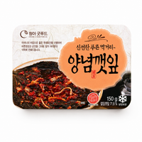 [청아굿푸드] 양념깻잎 - 150g