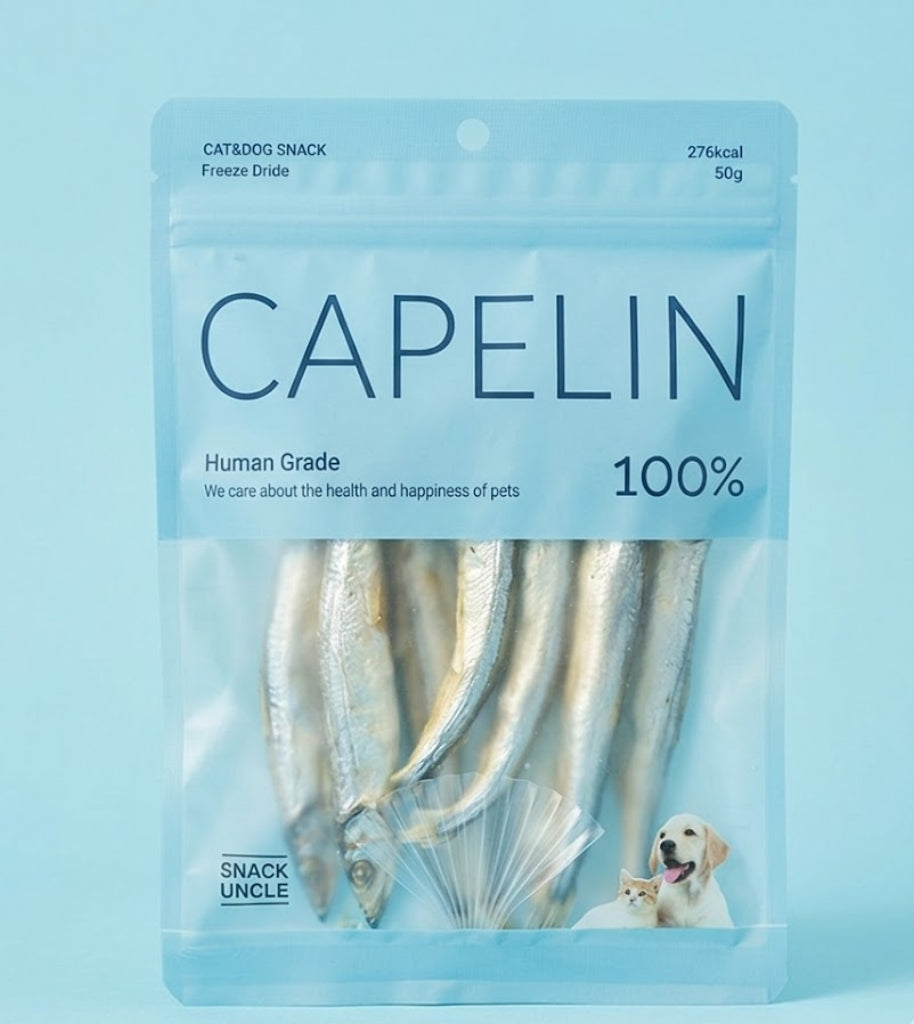 [Snack Uncle] Freeze-Dried 100% Capelin Dog Treats