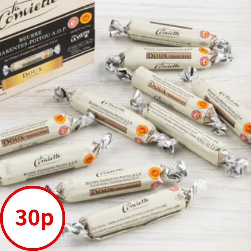 La Conviette Unsalted Butter (DOUX) - 15g x 10p
