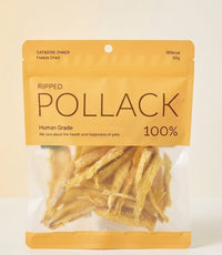 [Snack Uncle] Freeze-Dried 100% Ripped Pollack Dog & Cat Treats
