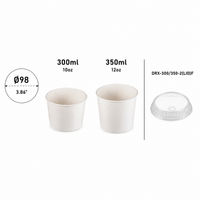 [Paper Food Container]Diameter 98mm - 350ml,10oz / 350ml,12oz