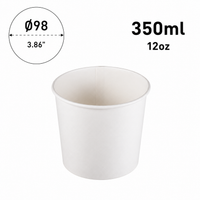 [Paper Food Container]Diameter 98mm - 350ml,10oz / 350ml,12oz