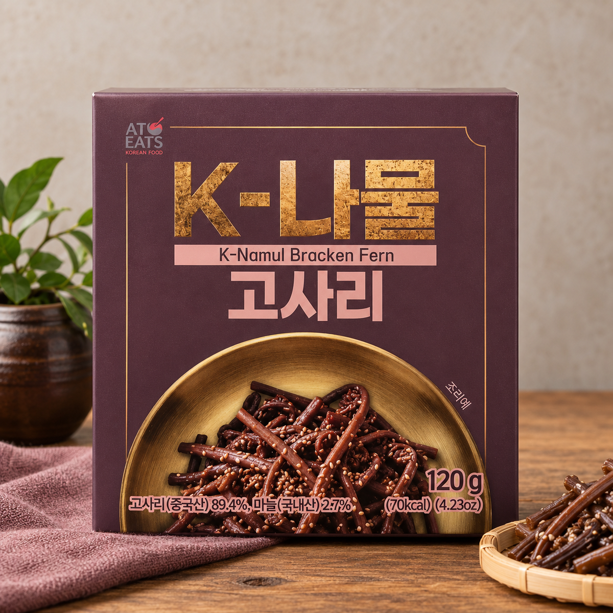 [K-Namul] Bracken Fern (120g, 4.23 oz)
