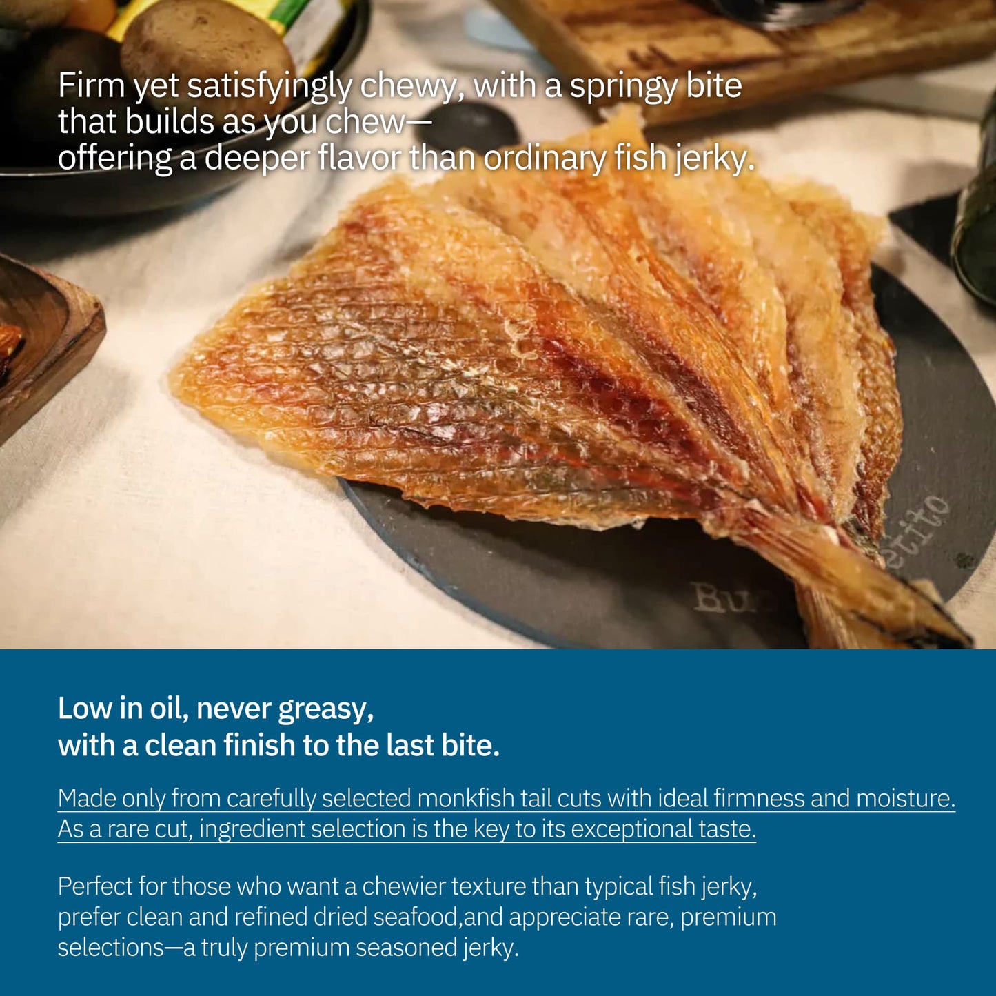 Premium Dried Anglerfish Tail Fillet (200g)