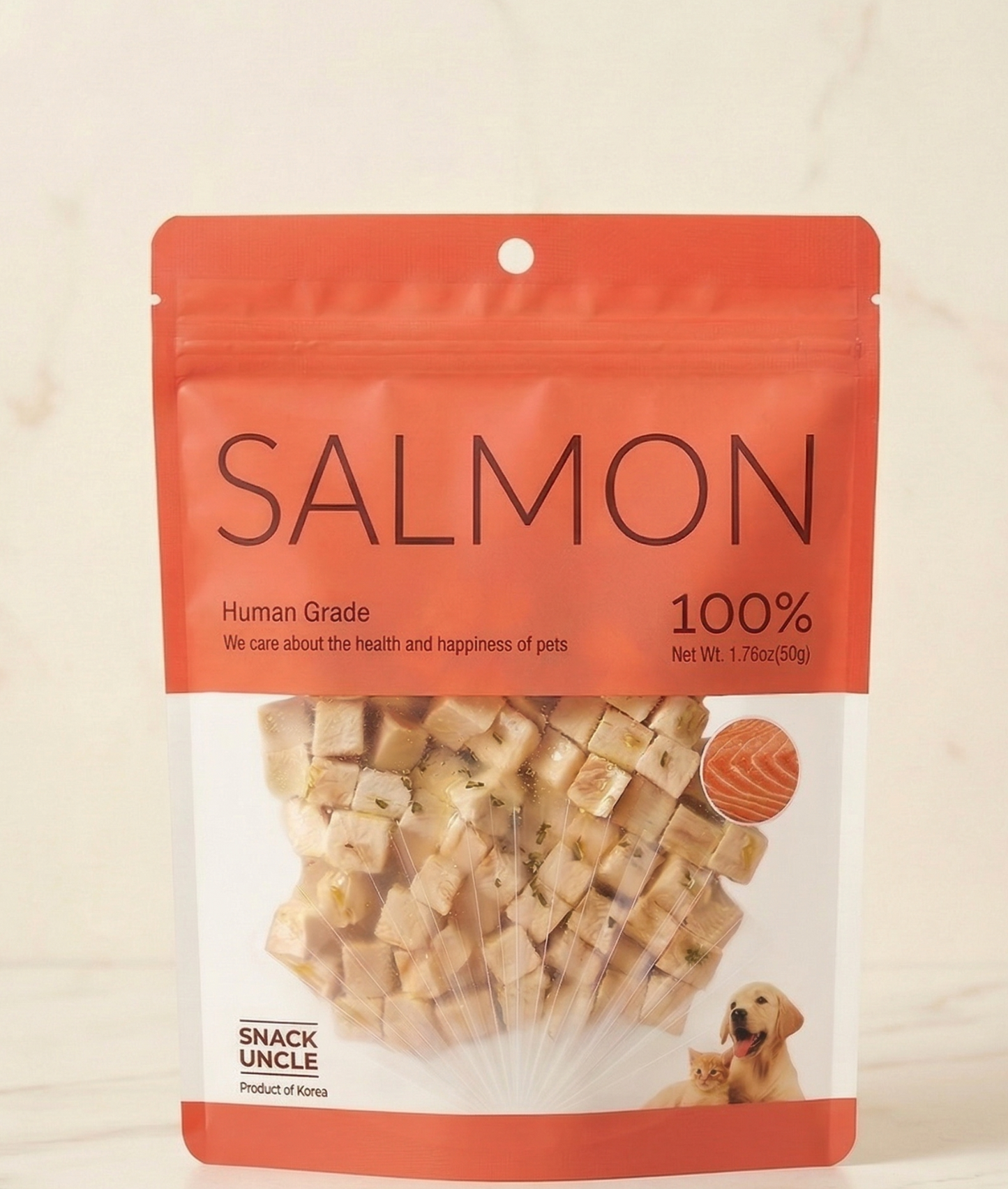 [Snack Uncle] Freeze-Dried 100% Salmon Dog Treats