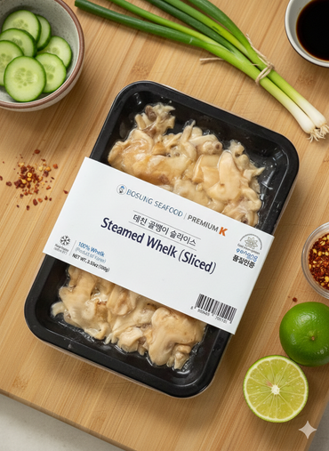 Sliced Steamed Wild-Caught Whelk (100g)