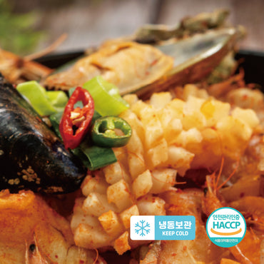 Jeju Gimnyeong Frozen Seafood Mix with Hake 1Kg
