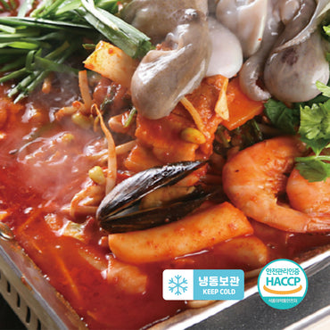 Jeju Gimnyeong Frozen Stir-Fried Seafood Mix 1Kg