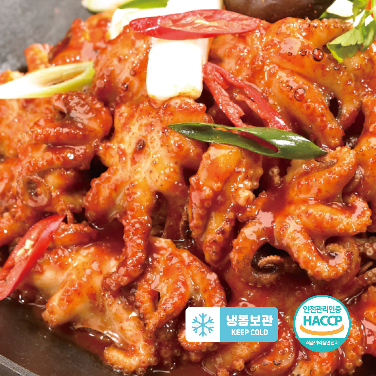 Jeju Gimnyeong Frozen Stir-Fried Short Arm Octopus