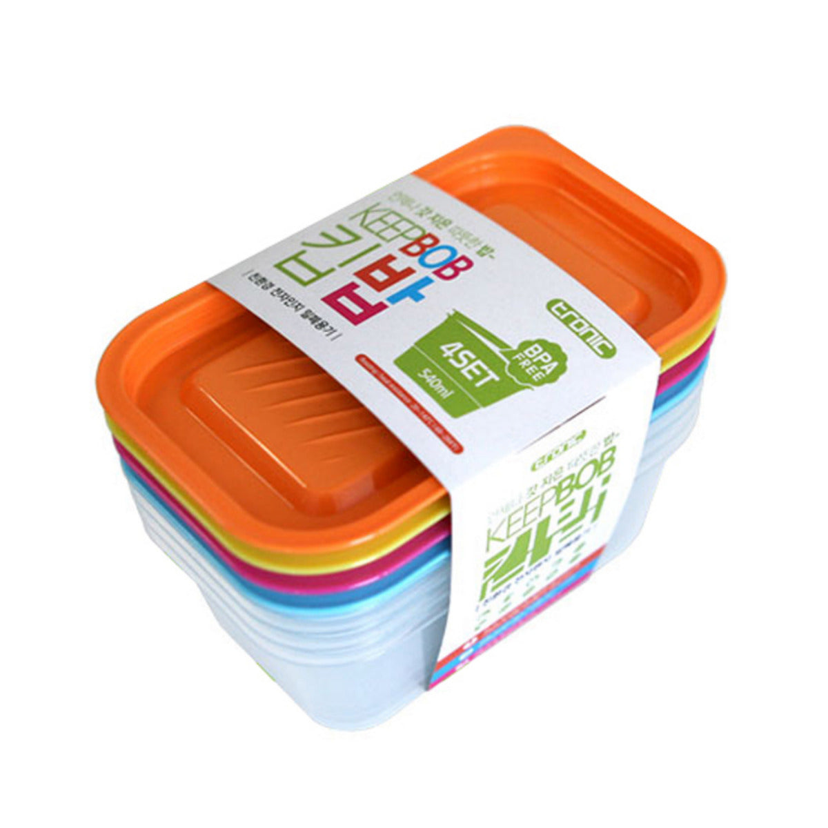 KEEP BOB 540ml – Rectangle 4 Sets