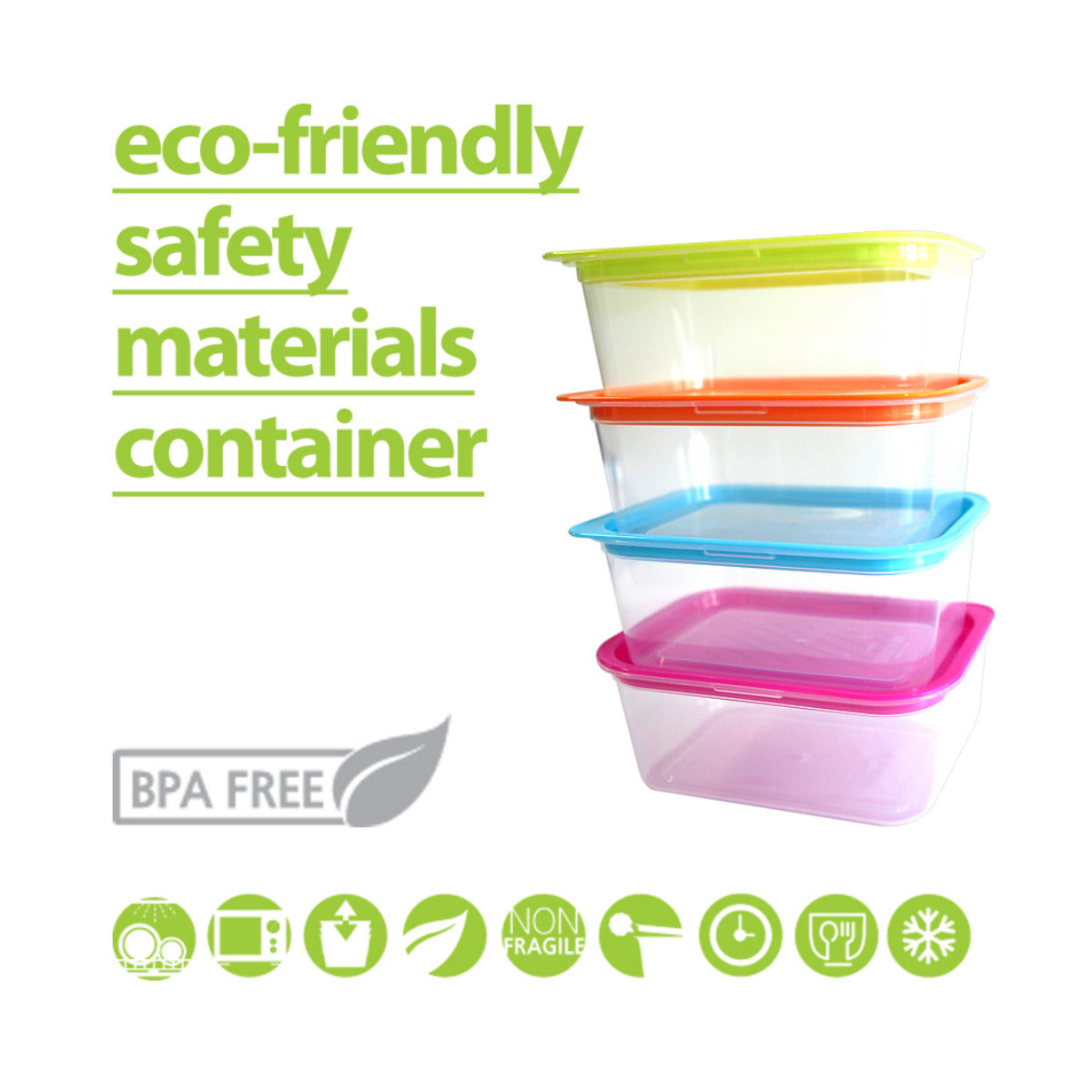 KEEP BOB 540毫升 – 长方形 4 套