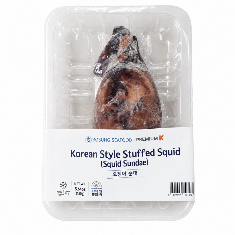 [보성수산] 통 오징어순대 (1인분, 160g)