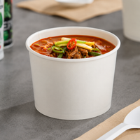 White Paper Food Container