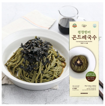 [평창팜] 곤드레 국수 (300g, 2~3인분)
