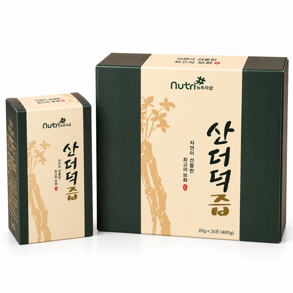 [Nutri] Wild Deodeok Juice (400g, 14.11 oz, 20 Pouches)